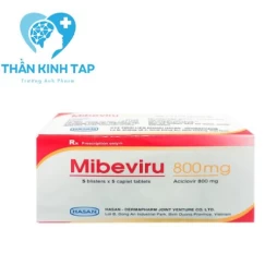 Mibeviru 800mg - Thuốc điều trị thuỷ đậu và nhiễm herpes
